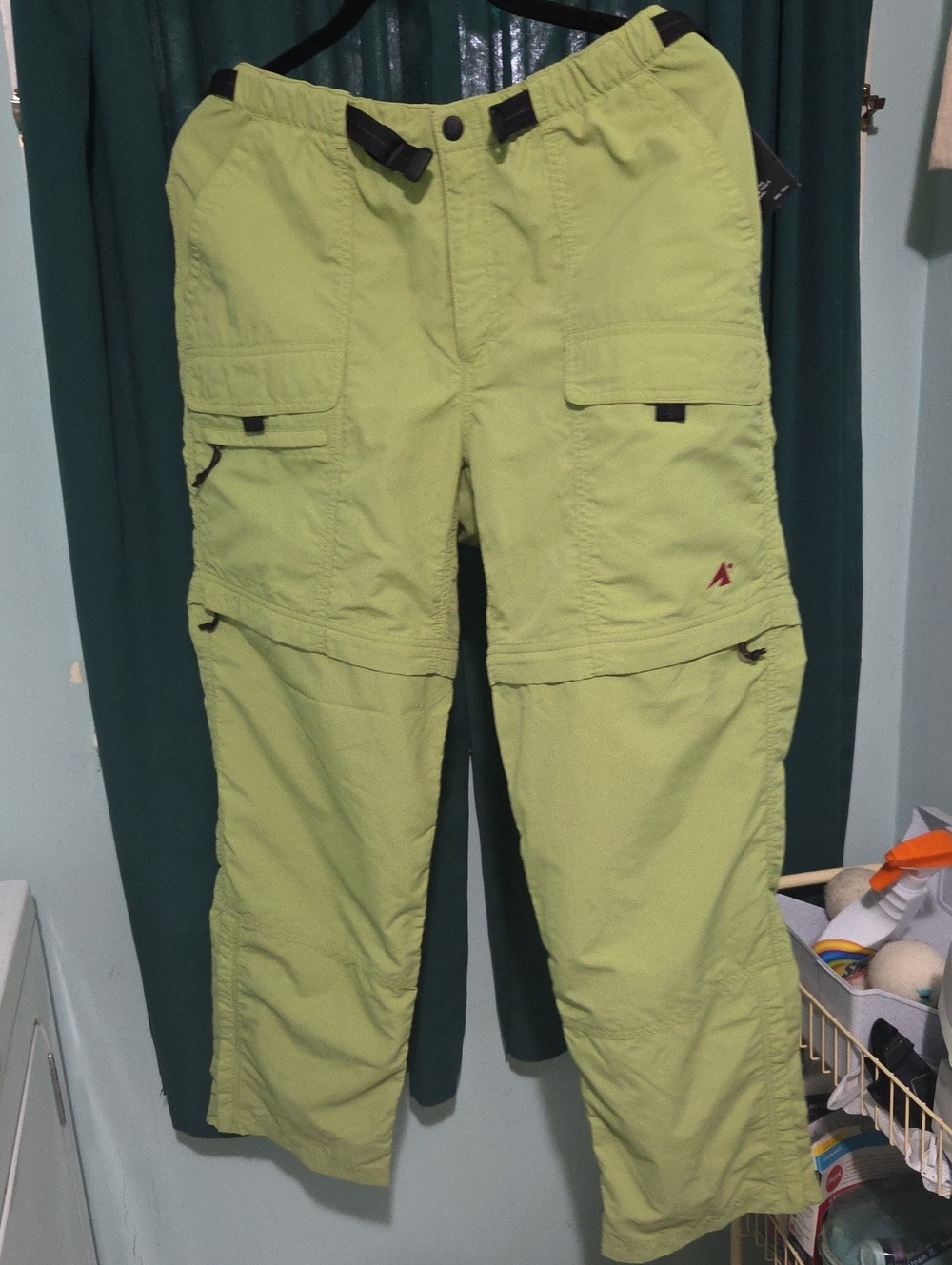 Eastern Mountain Sports Women's Convertible Cargo Pants in Lime Green